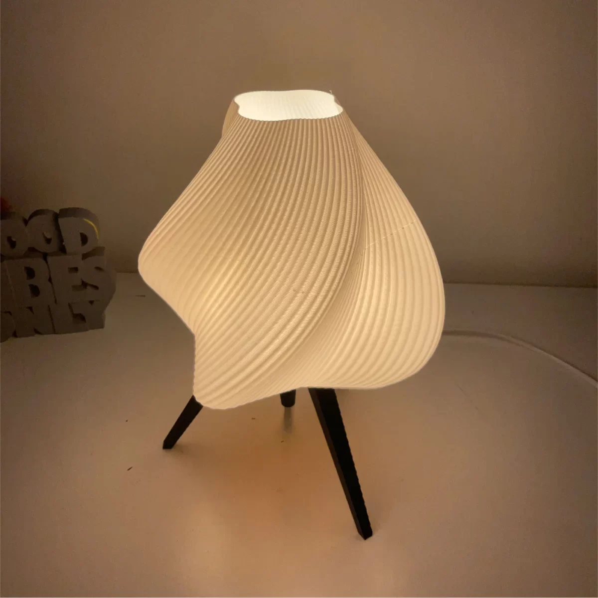 Modern Bedside Table Lamp – Elegant LED Bed Lamp for Bedroom Side Table, Soft Ambient Lighting for Nightstand & Reading – Set of 1 image 5