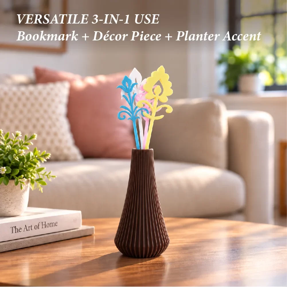 Ornamental theme Bookmark set of 4 image 4