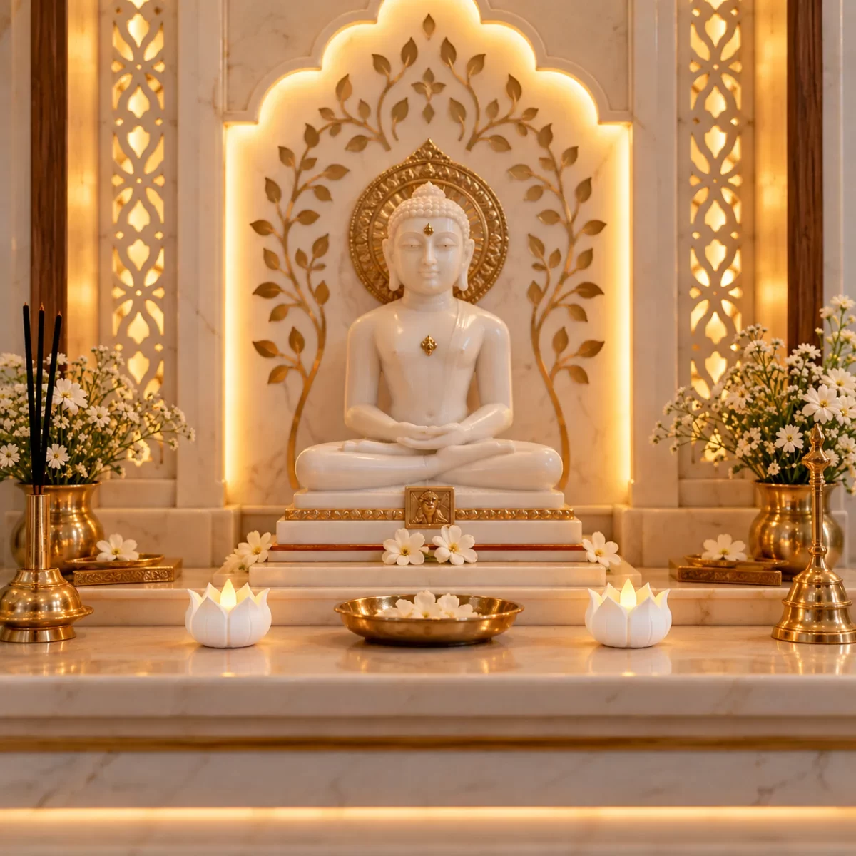 Lotus LED Diya Holder image 4