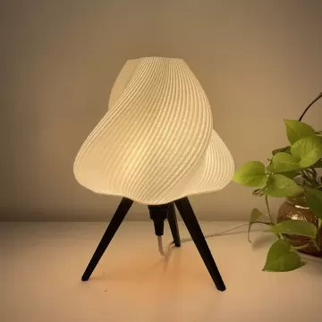 Modern Bedside Table Lamp – Elegant LED Bed Lamp for Bedroom Side Table, Soft Ambient Lighting for Nightstand & Reading – Set of 1